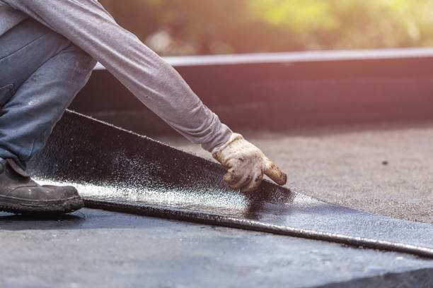 Professional Waterproofing technician working in Fletcher, NC